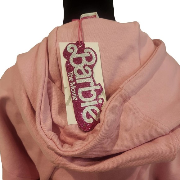 NWT Zara Barbie The Movie Sweatshirt in Pink Size L - Picture 5 of 5